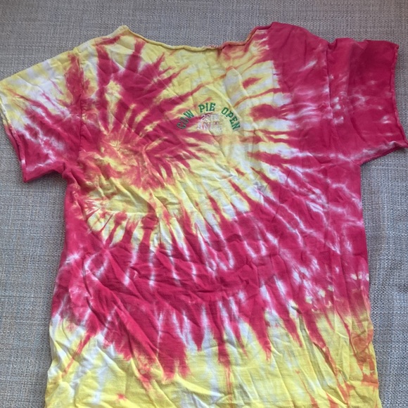 Tye dye low cut women’s t-shirt - Picture 2 of 2